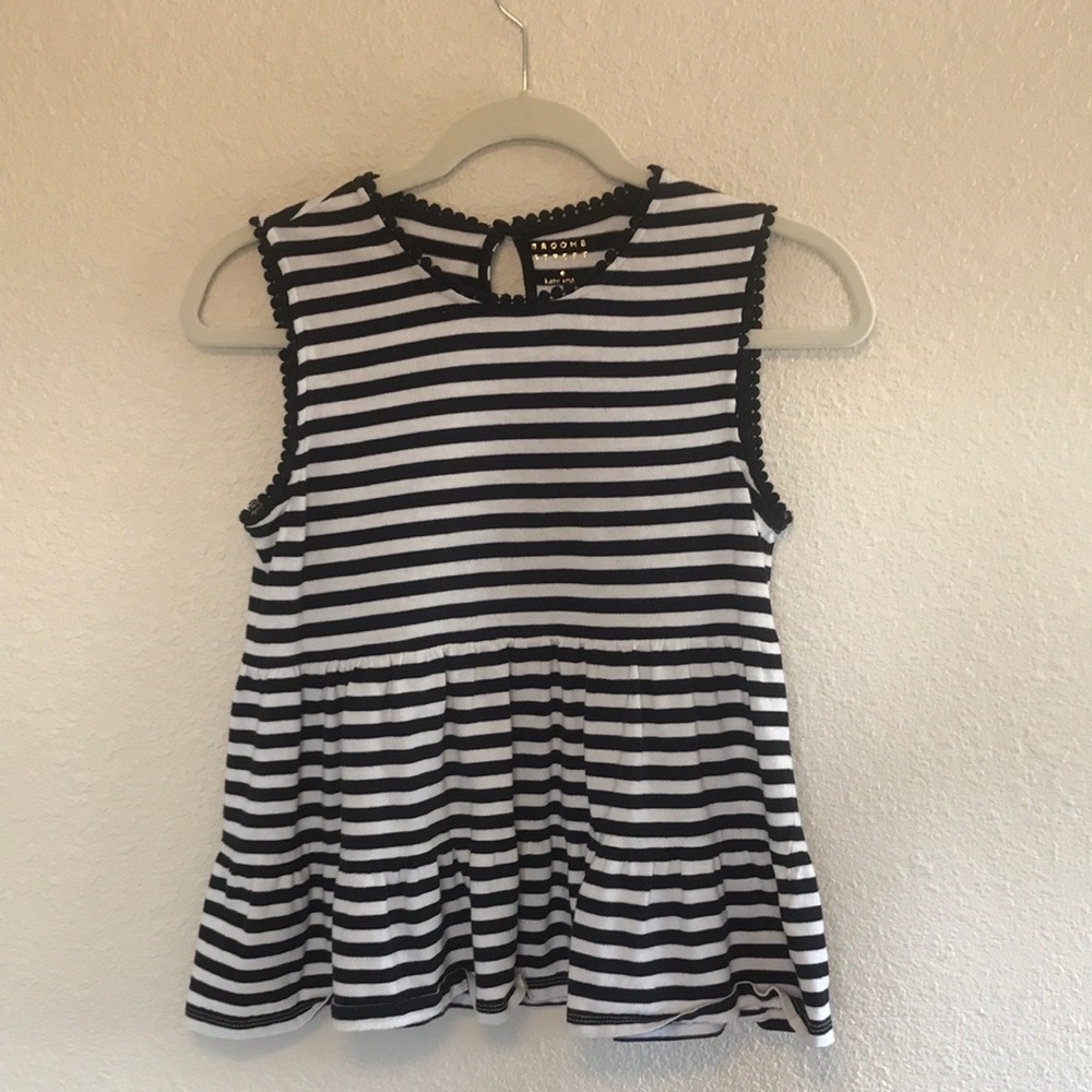 kate spade broom street peplum tank